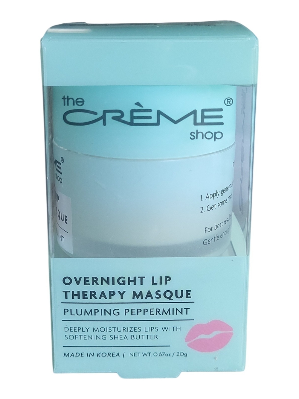 The Crème Shop Overnight Lip Therapy Masque - Peppermint (Mint)